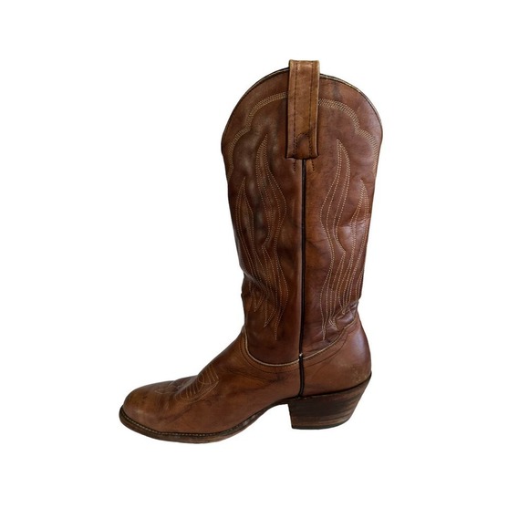 Frye 3849 Men’s Brown Leather Western Boots- sz 10 D main image 9